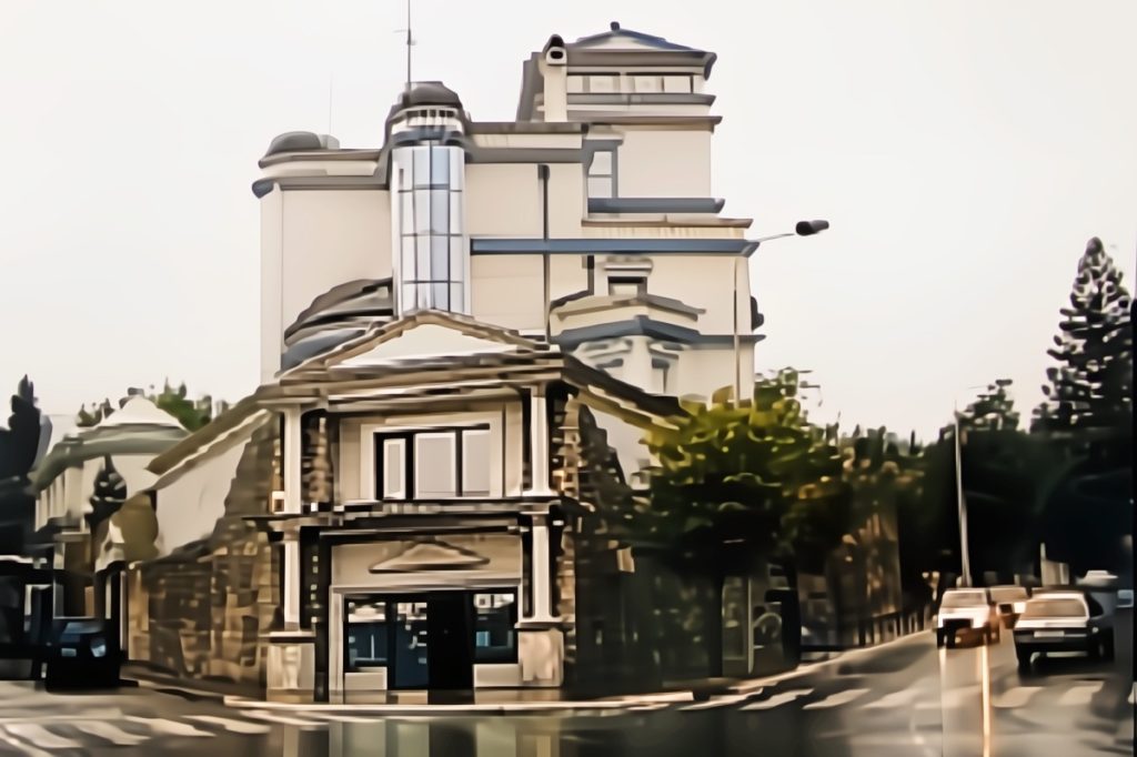 A picture of Arkan's house in Belgrade, Serbia