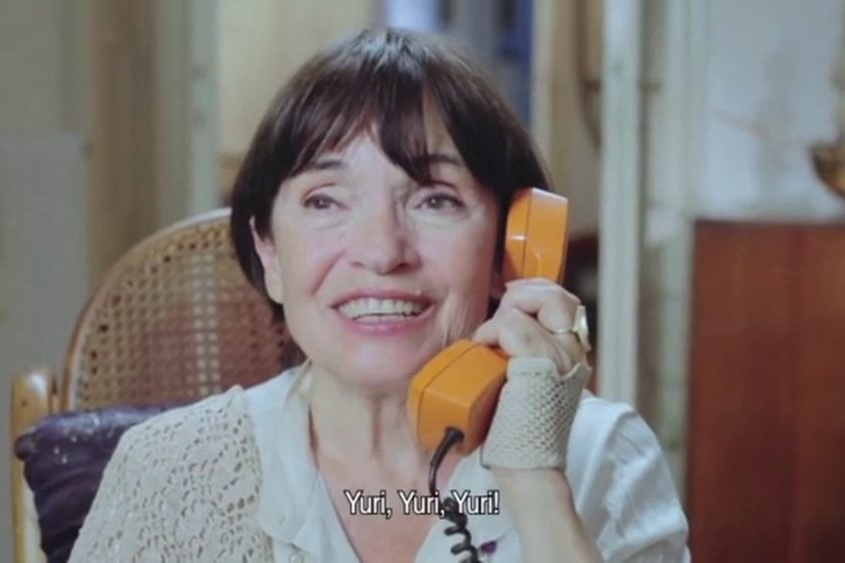 Yuri on the phone