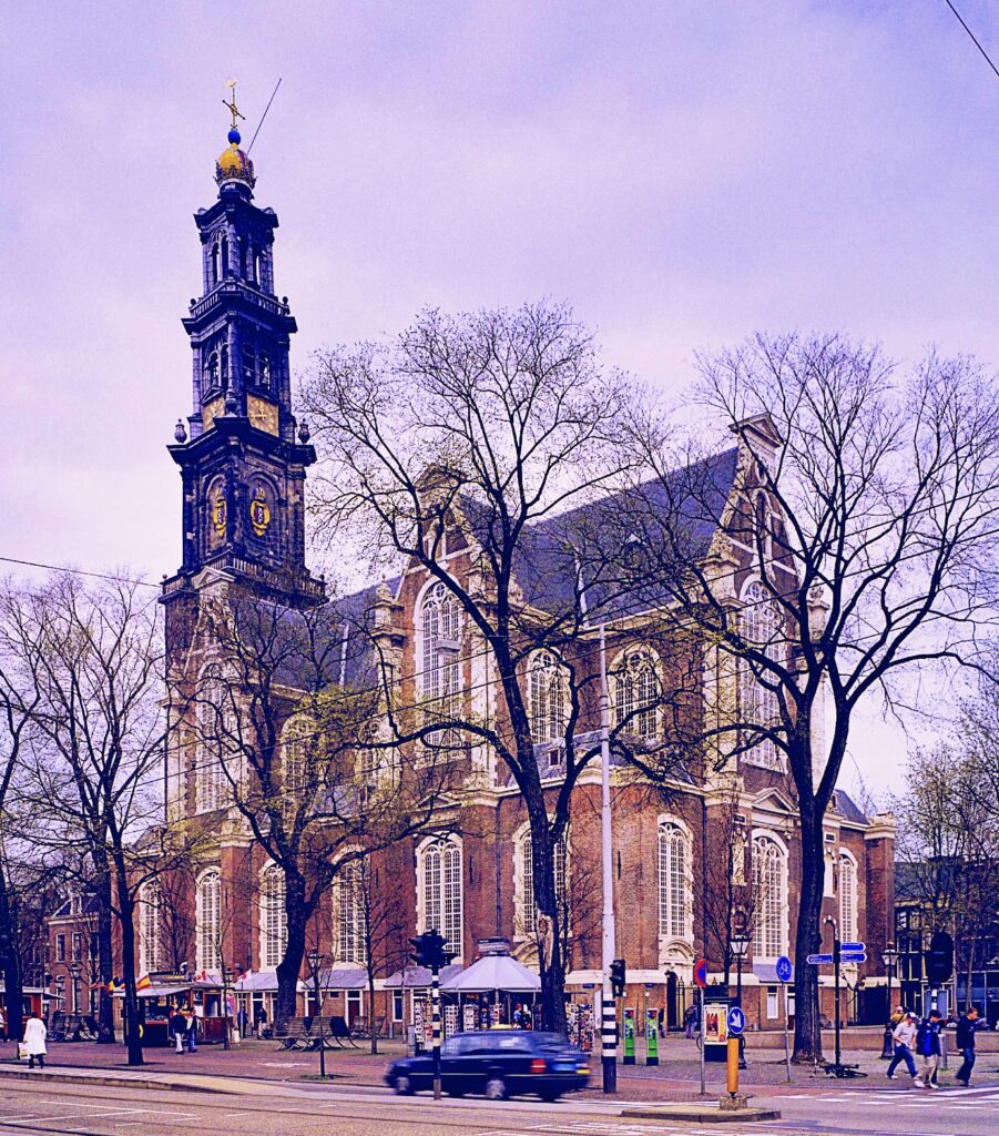 Westertoren saying fuck you to the Catholics